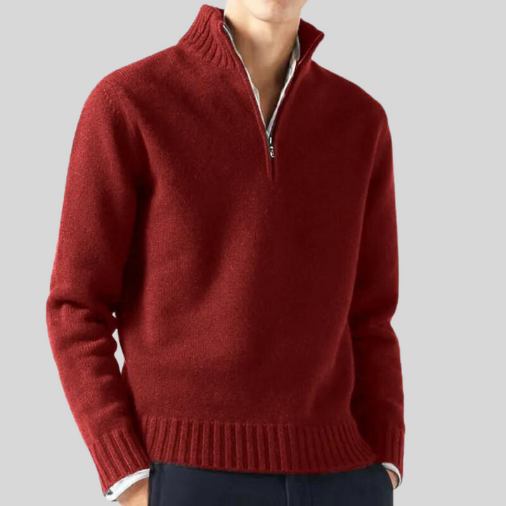 Piero | Luxury Half-Zip Sweater