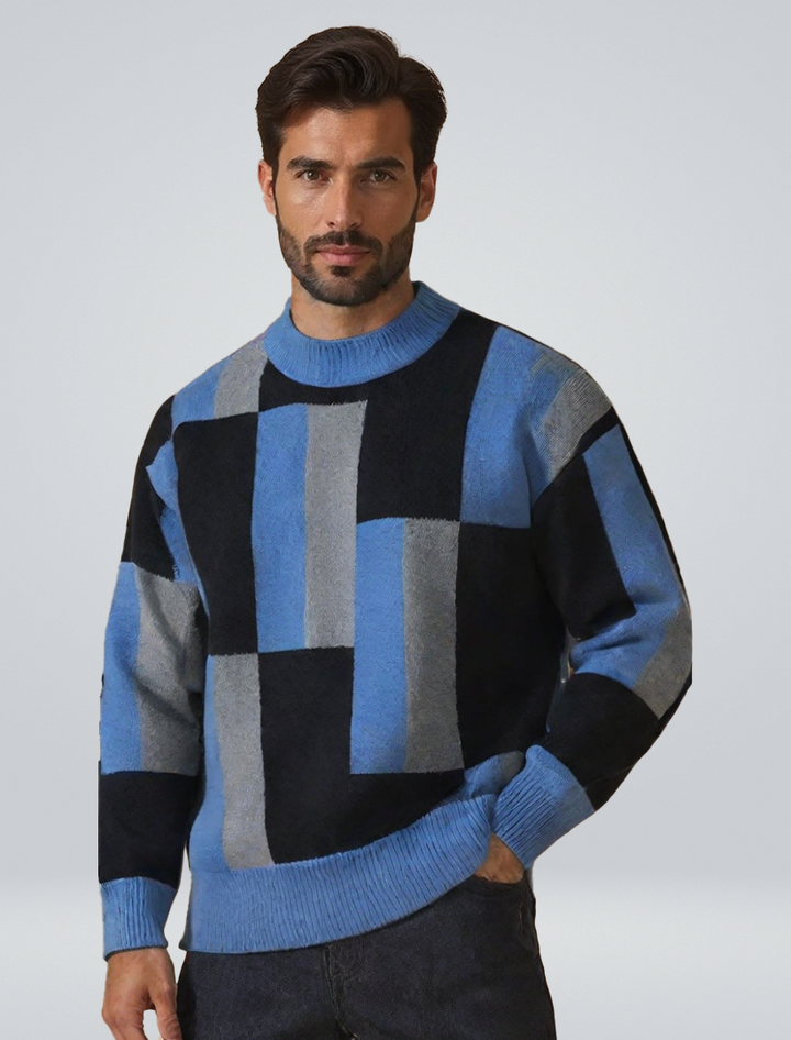 Michelangelo | Check Pattern Sweater