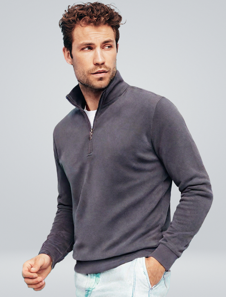 Venanzio | Fleece Pullover with Warm Collar