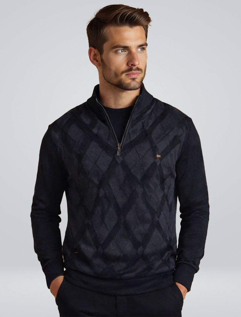 Primo | Argyle Knit Sweater