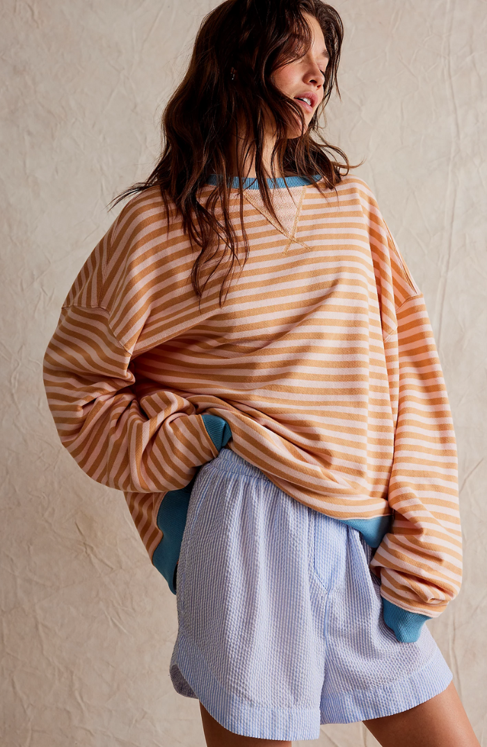 Adèle | Oversized Striped Sweater