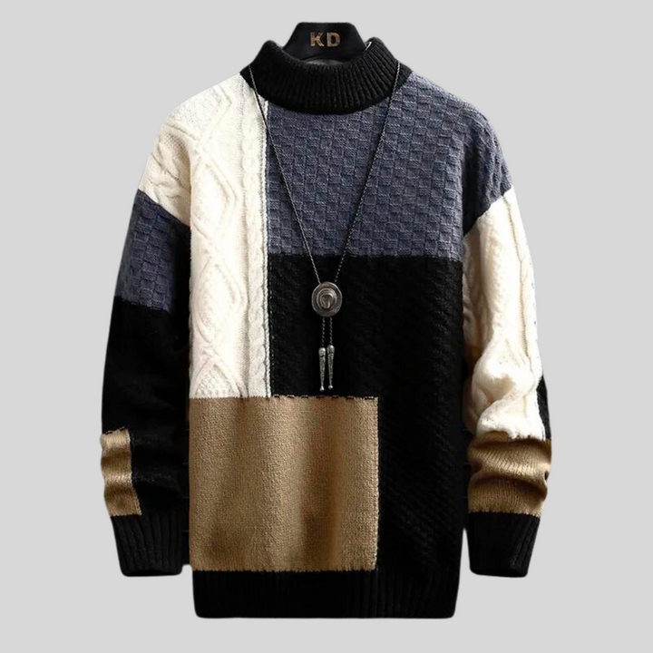 Ferrando | Grayson Patchwork Sweater