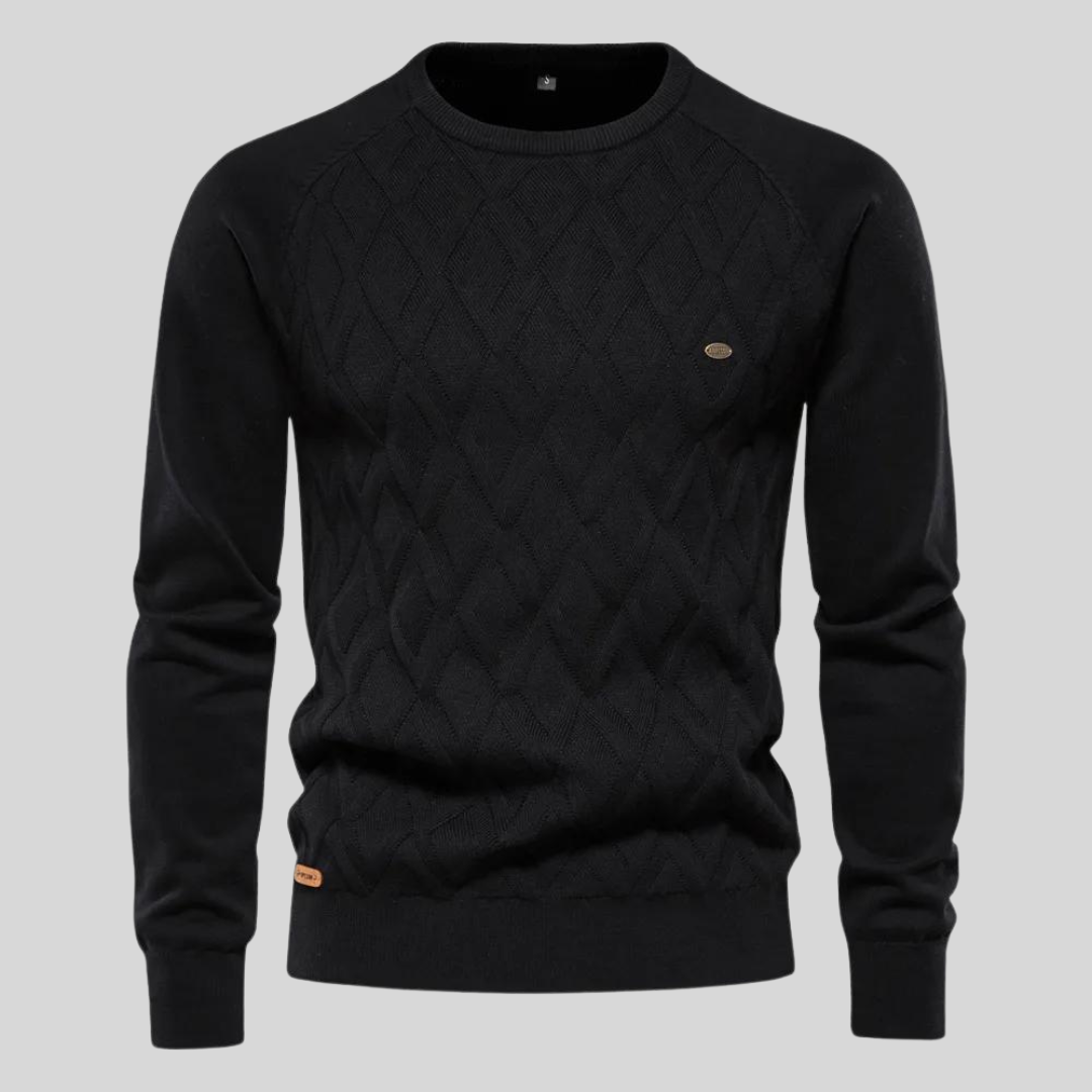 Teodoro | Diamond Pattern Sweater