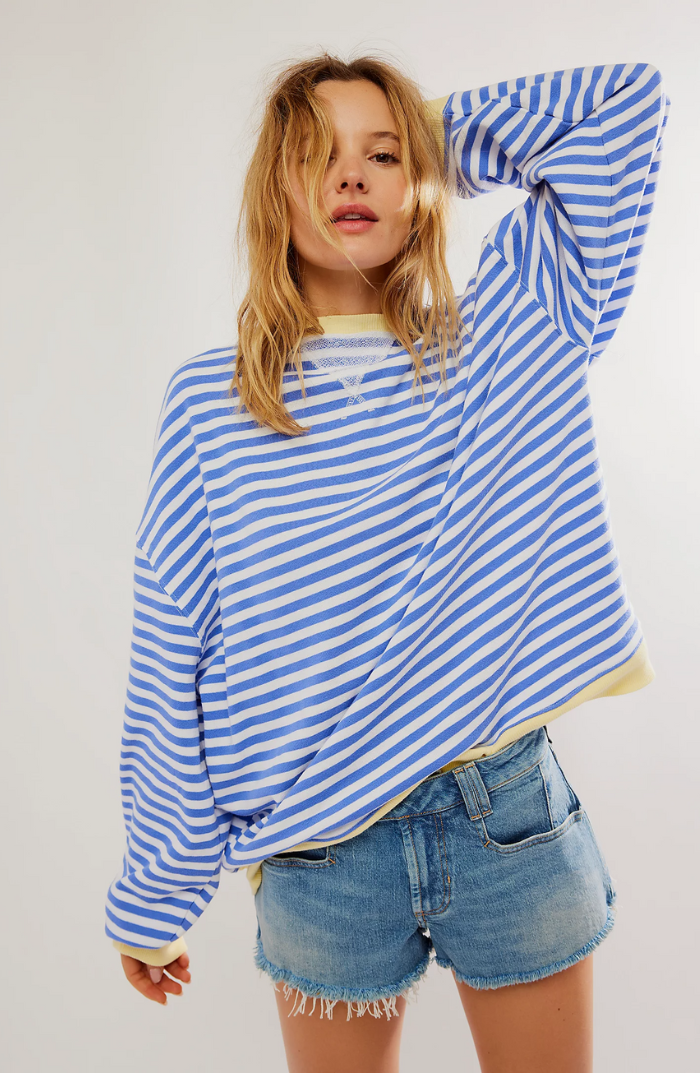 Adèle | Oversized Striped Sweater