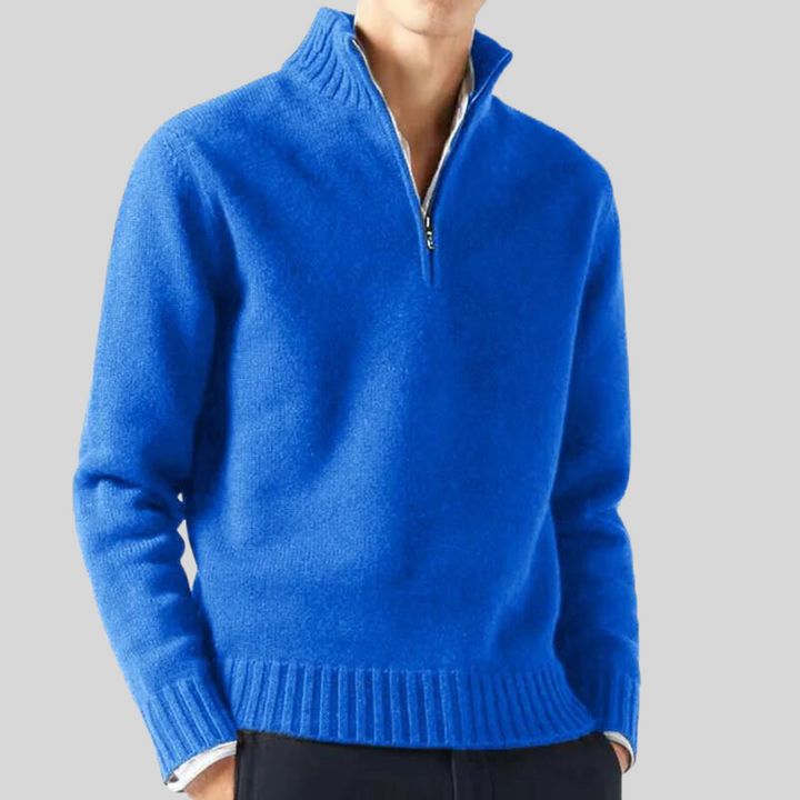 Piero | Luxury Half-Zip Sweater