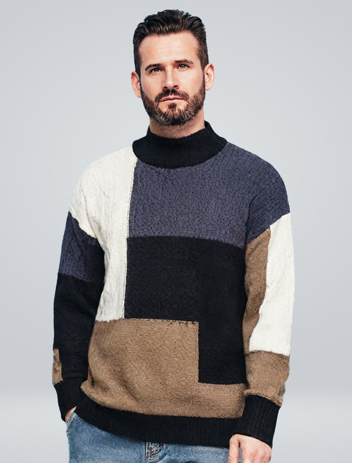 Ferrando | Grayson Patchwork Sweater