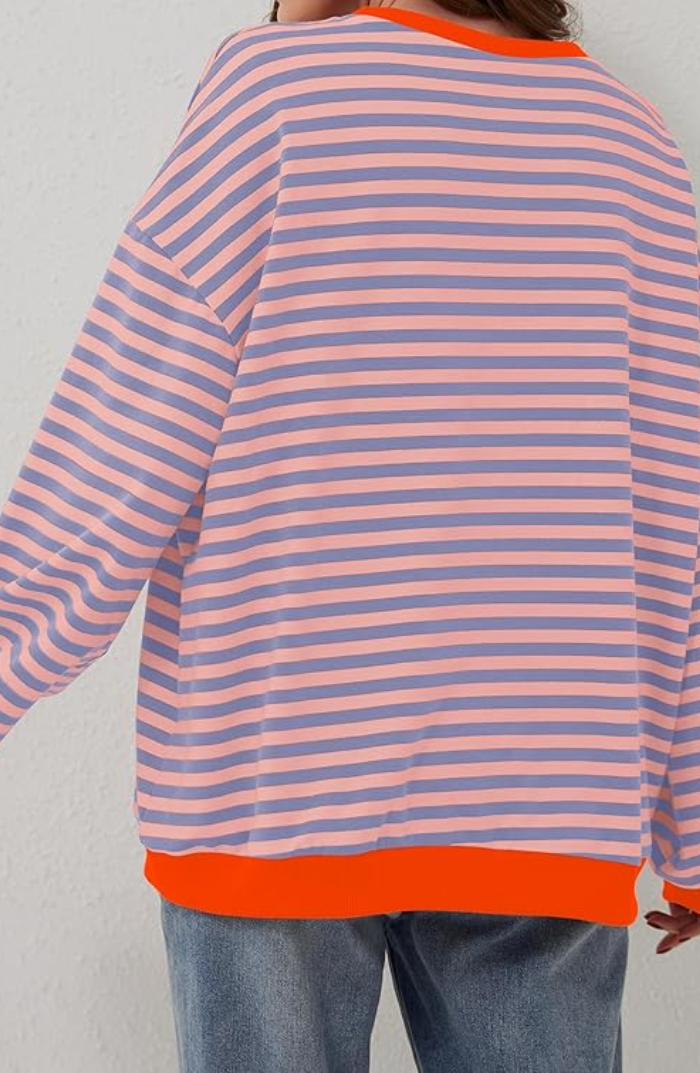 Adèle | Oversized Striped Sweater