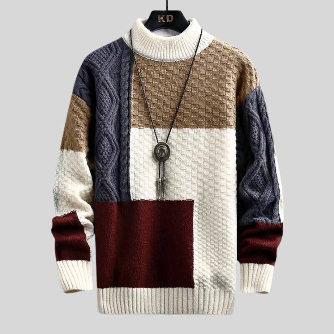 Ferrando | Grayson Patchwork Sweater