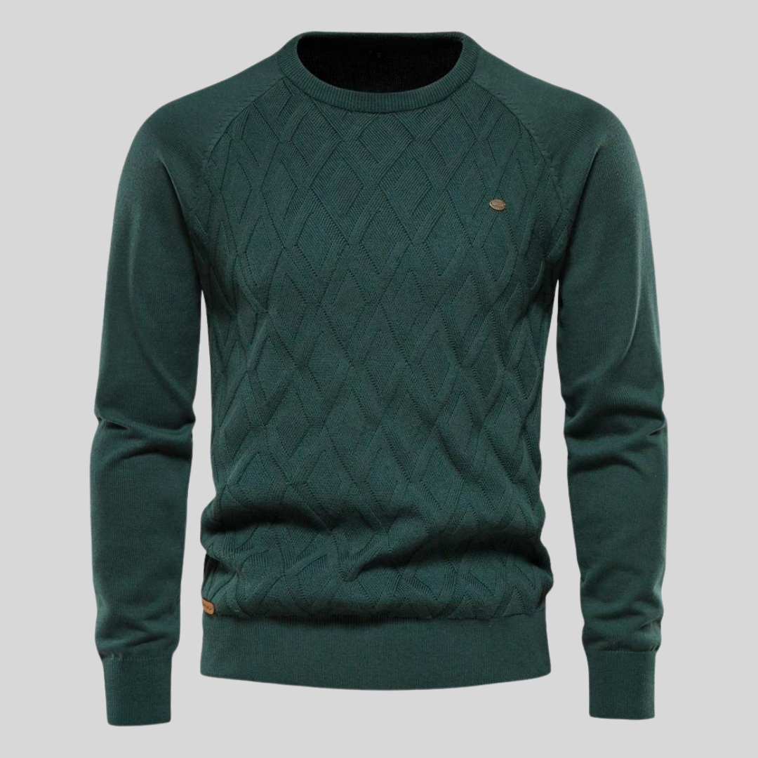 Teodoro | Diamond Pattern Sweater