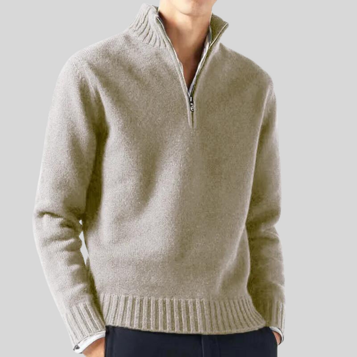 Piero | Luxury Half-Zip Sweater