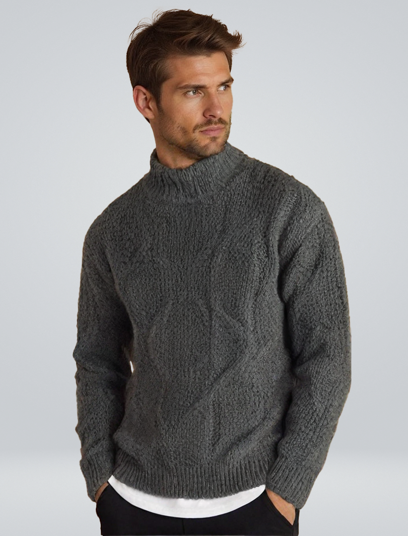 Gianluca | Turtleneck Sweater in Winter Knit