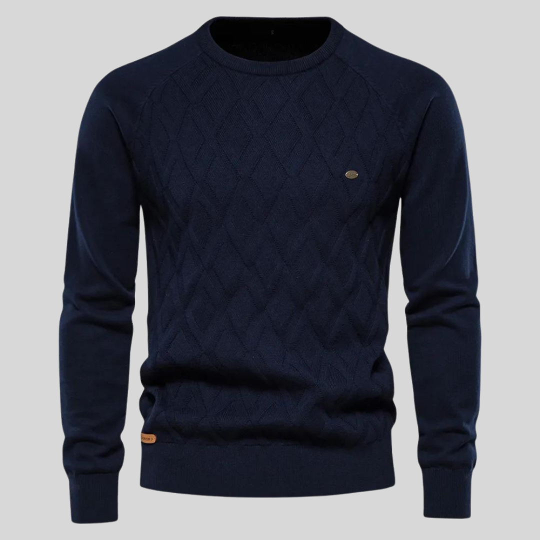 Teodoro | Diamond Pattern Sweater