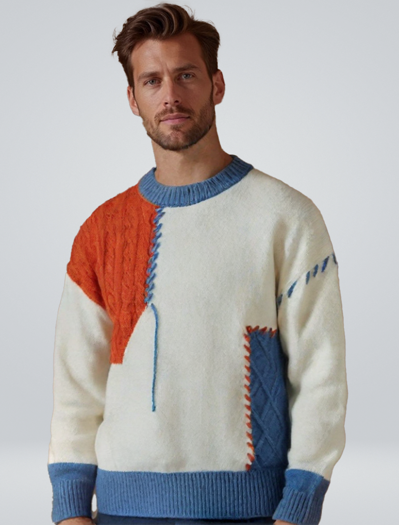 Gaudenzio | Patchwork Design Sweater