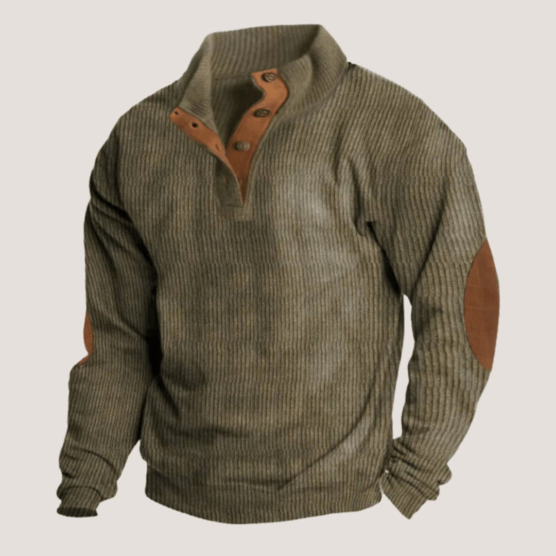 Ivano | Corduroy Sweater with Collar