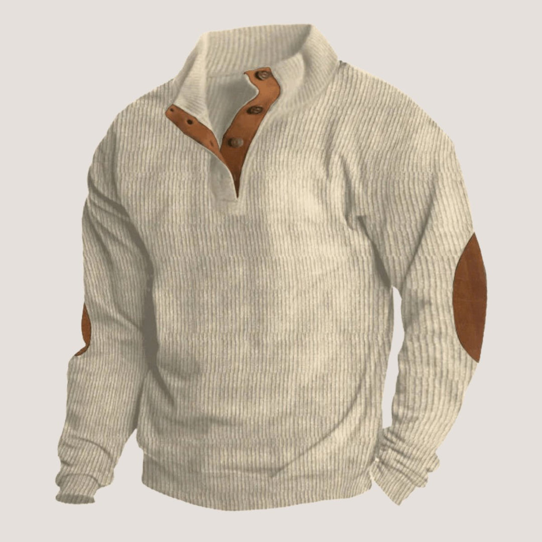 Ivano | Corduroy Sweater with Collar