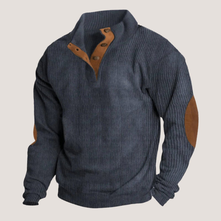 Ivano | Corduroy Sweater with Collar