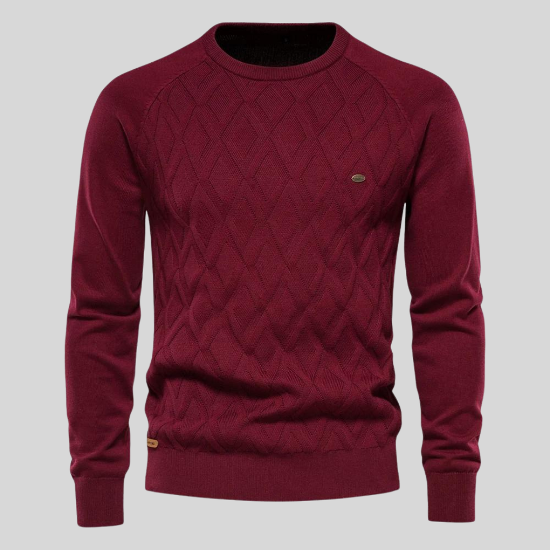 Teodoro | Diamond Pattern Sweater