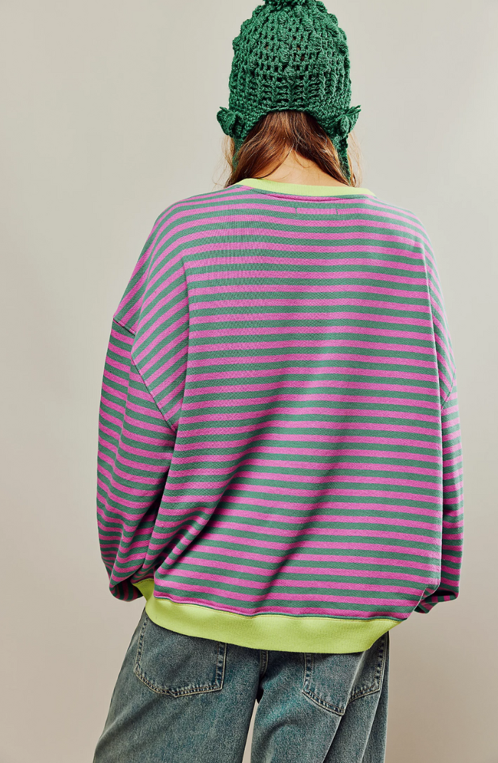 Adèle | Oversized Striped Sweater