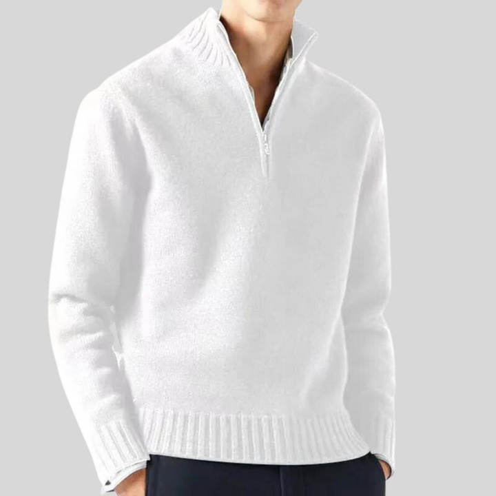 Piero | Luxury Half-Zip Sweater