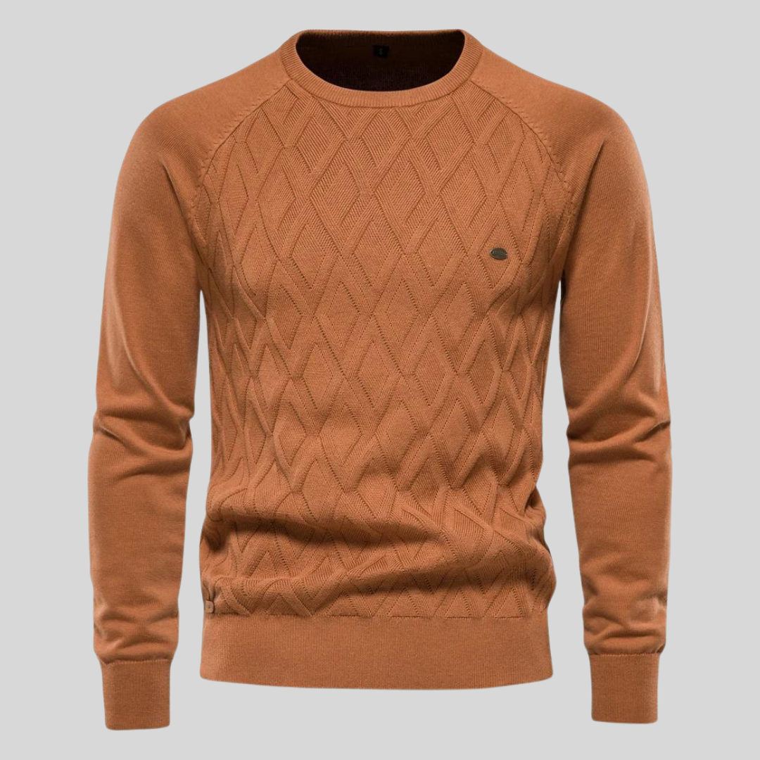 Teodoro | Diamond Pattern Sweater