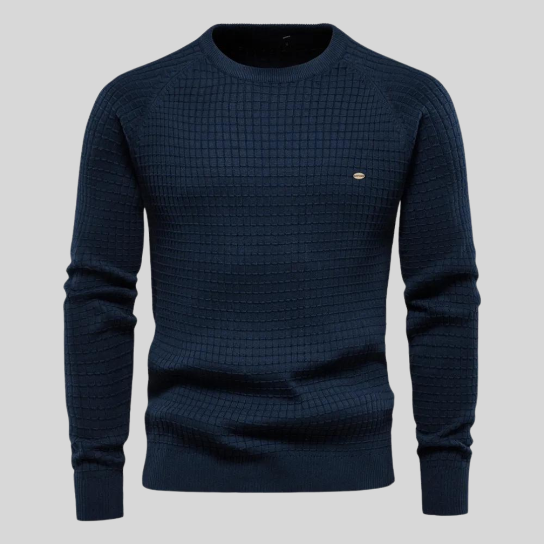 Valerio | Knitted Sweater with Logo