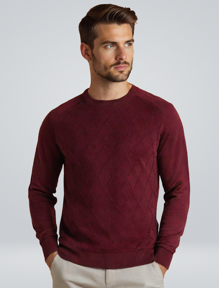 Teodoro | Diamond Pattern Sweater