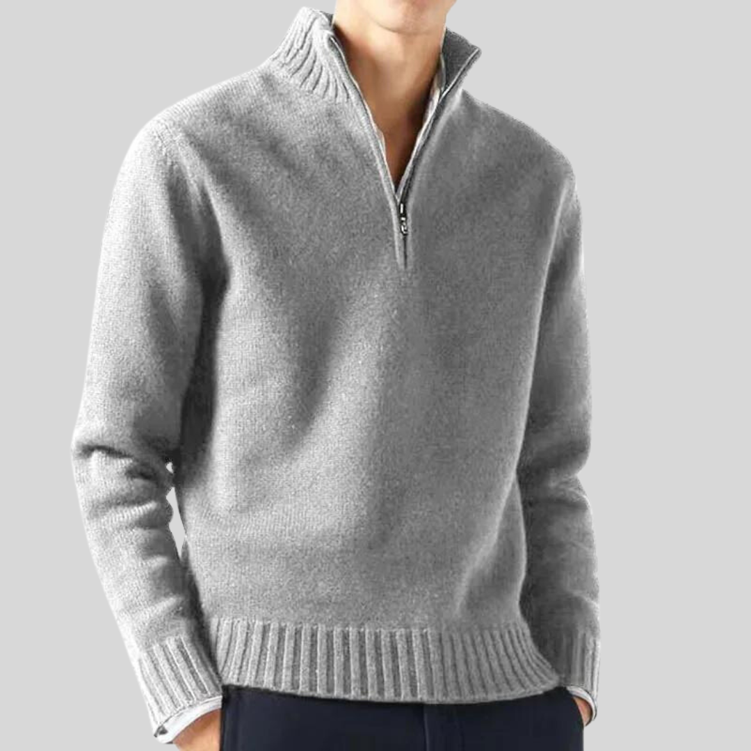 Piero | Luxury Half-Zip Sweater