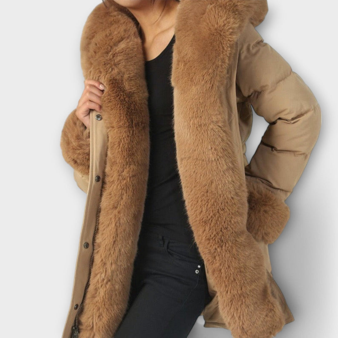 Loa - Premium quilted fur coat