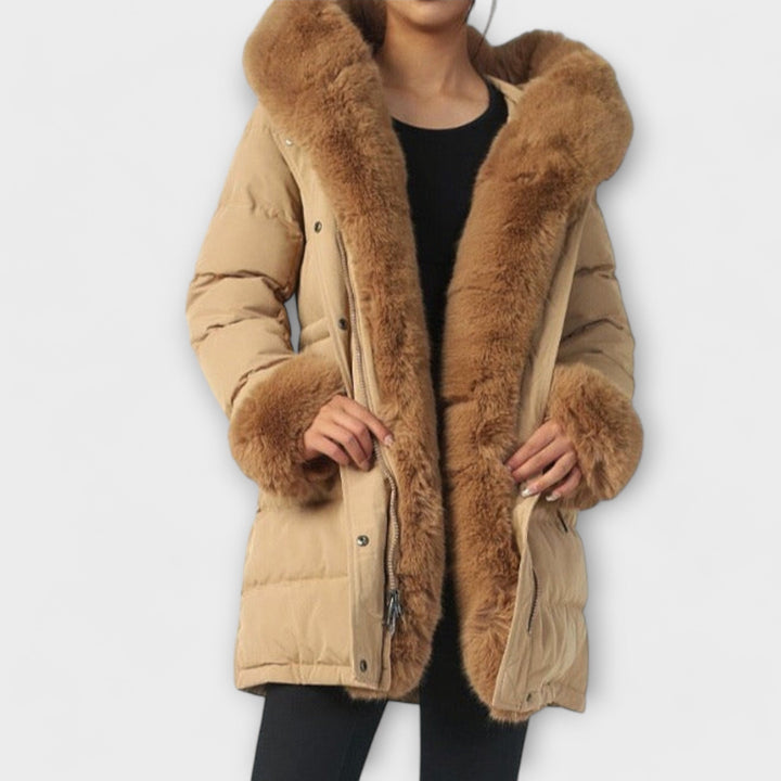 Loa - Premium quilted fur coat