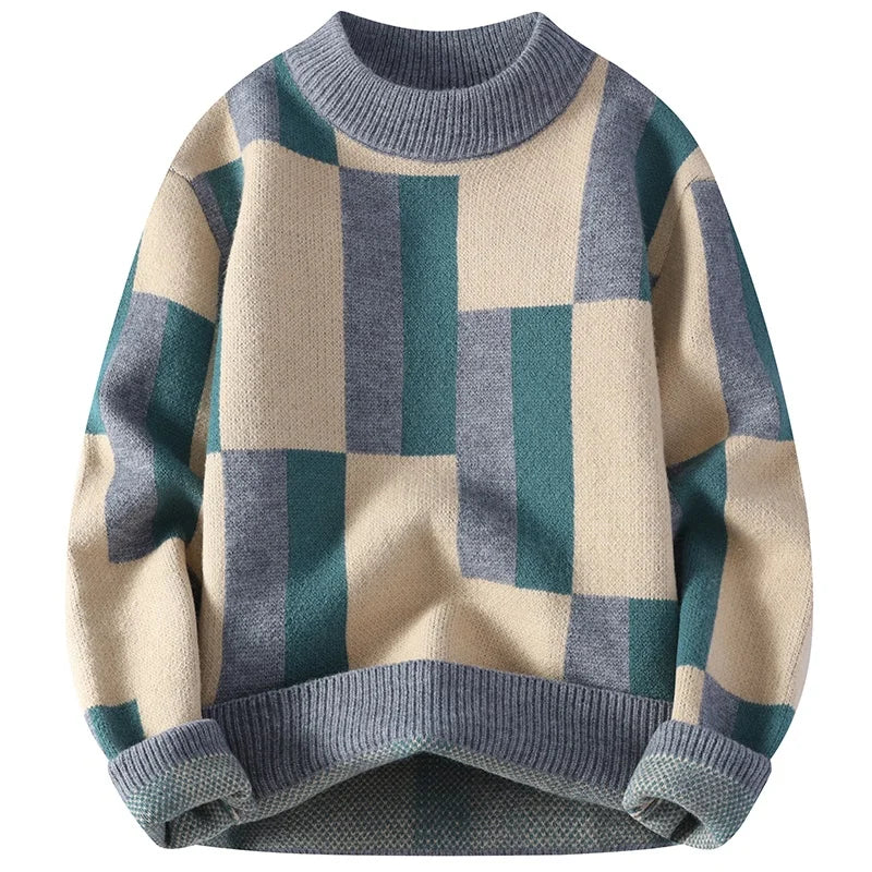 Michelangelo | Check Pattern Sweater