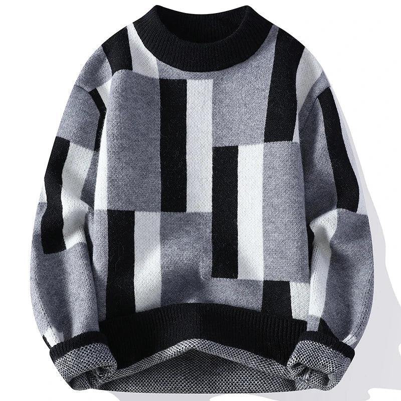 Michelangelo | Check Pattern Sweater