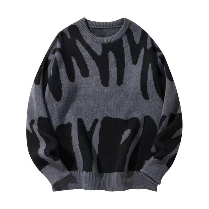 Pompeo | Casual Sweater with Contrast Color