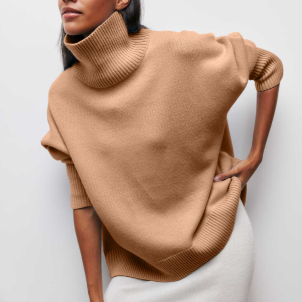 Agata Turtleneck Sweater - warmth and style for cold days