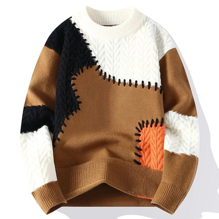 Galdino | Casual Patchwork Sweater