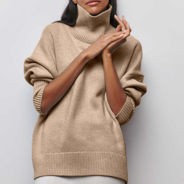 Agata Turtleneck Sweater - warmth and style for cold days