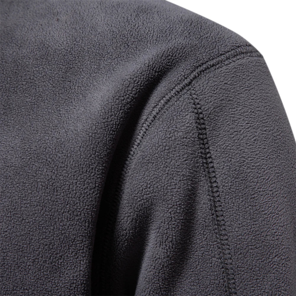 Venanzio | Fleece Pullover with Warm Collar