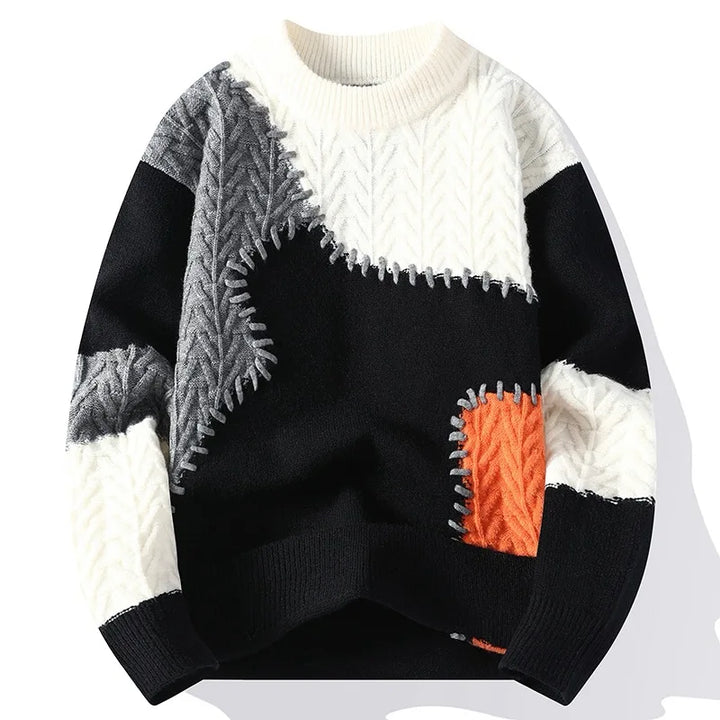 Galdino | Casual Patchwork Sweater