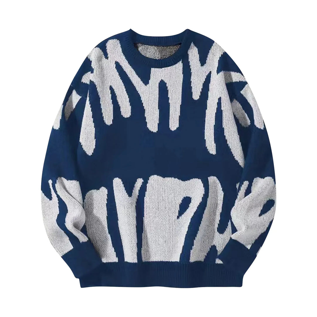 Pompeo | Casual Sweater with Contrast Color