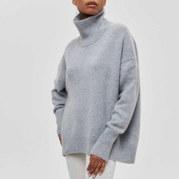 Agata Turtleneck Sweater - warmth and style for cold days