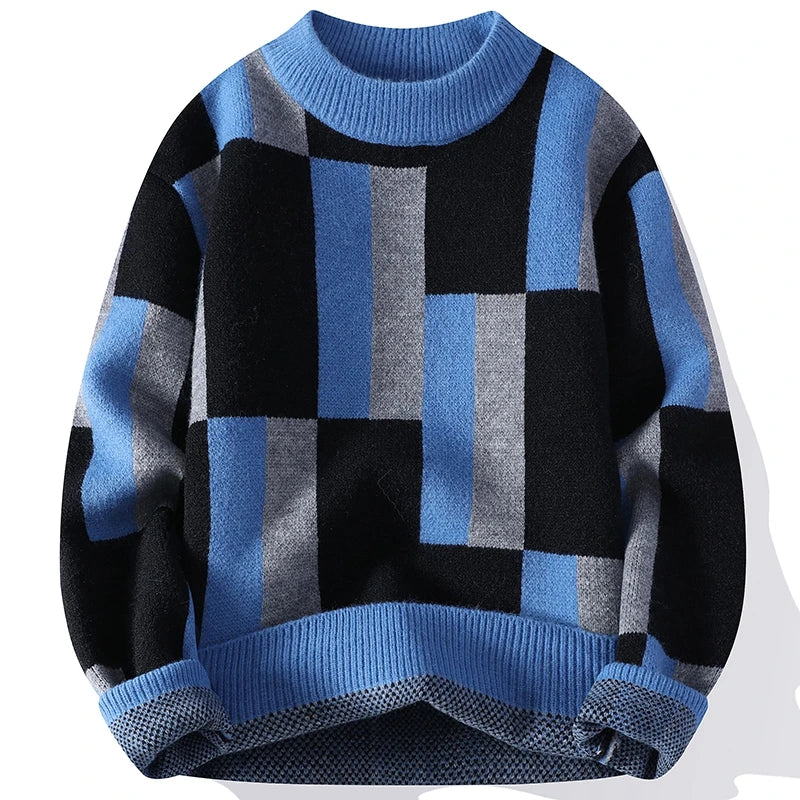 Michelangelo | Check Pattern Sweater