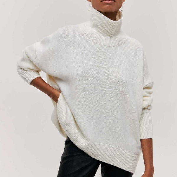 Agata Turtleneck Sweater - warmth and style for cold days