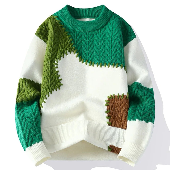 Galdino | Casual Patchwork Sweater