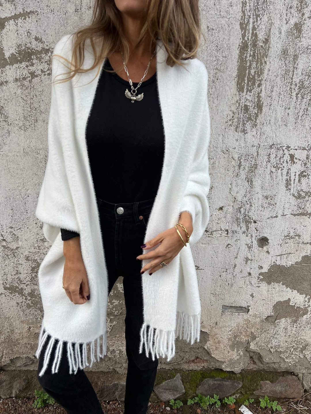 Alina™ | Elegant Long Sleeve Wrap Sweater